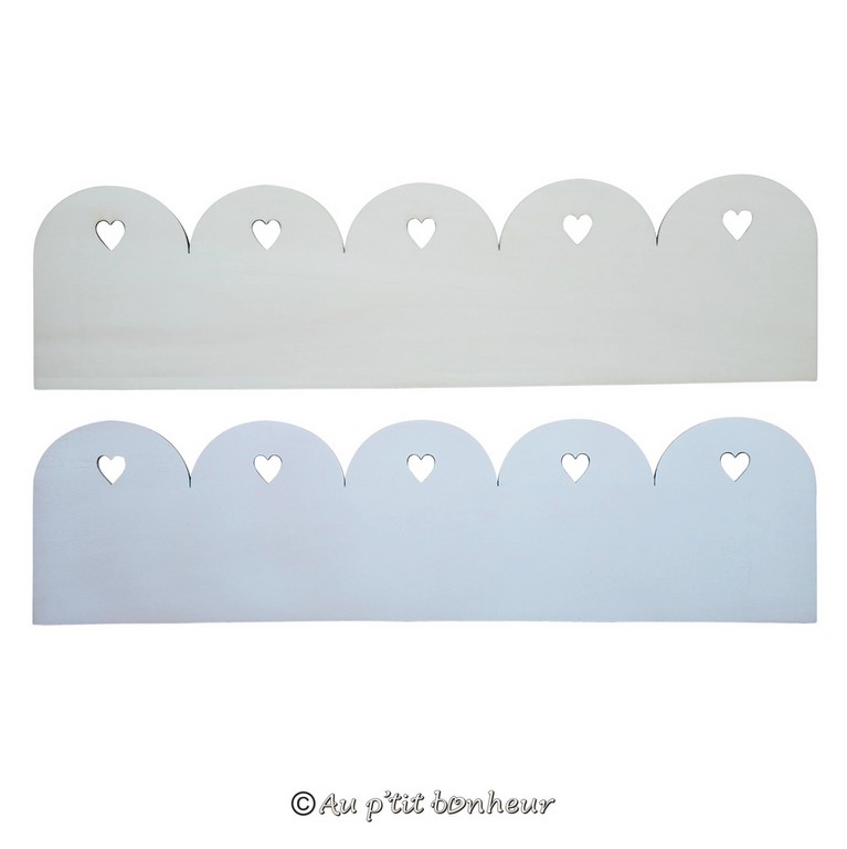 frise déco bois brut ou blanc ext