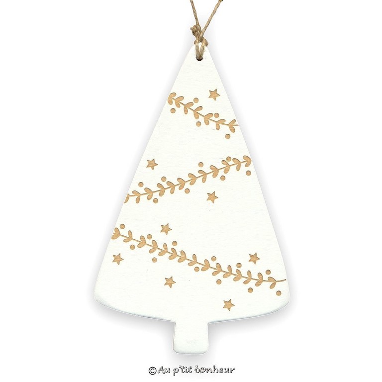 Sapin Noel blanc