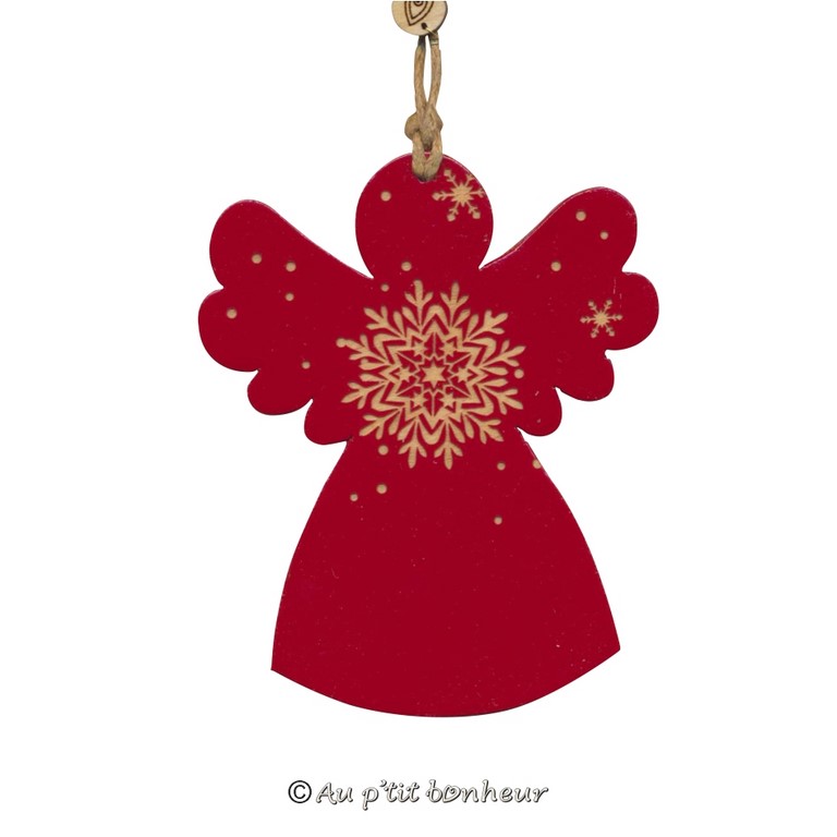 décoration de Noël ange en bois