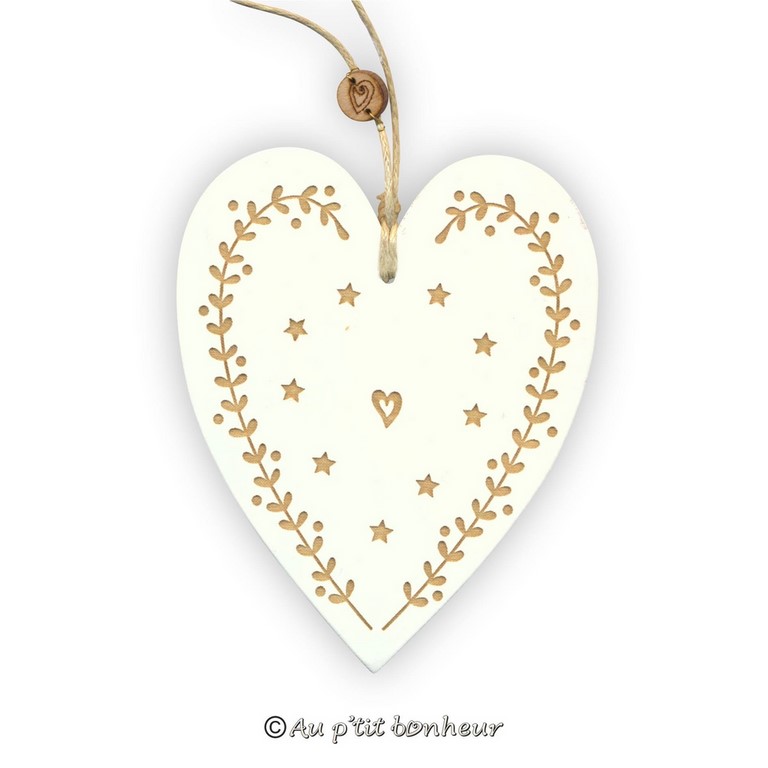 coeur bois blanc