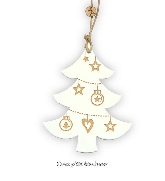 sapin noel blanc