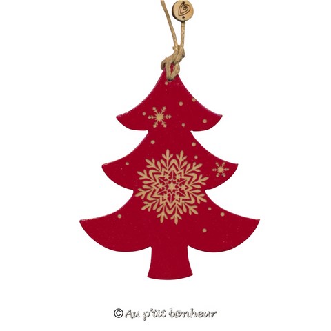 décoration de Noël sapin en bois